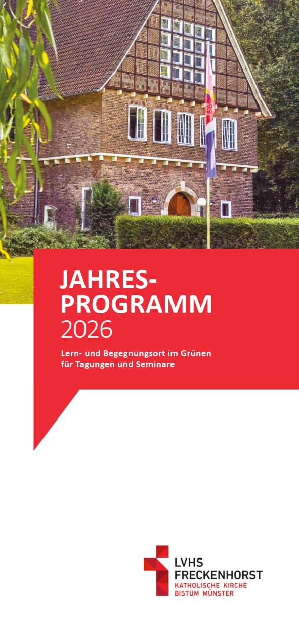Titelseite Jahresprogramm Hausansicht der LVHS