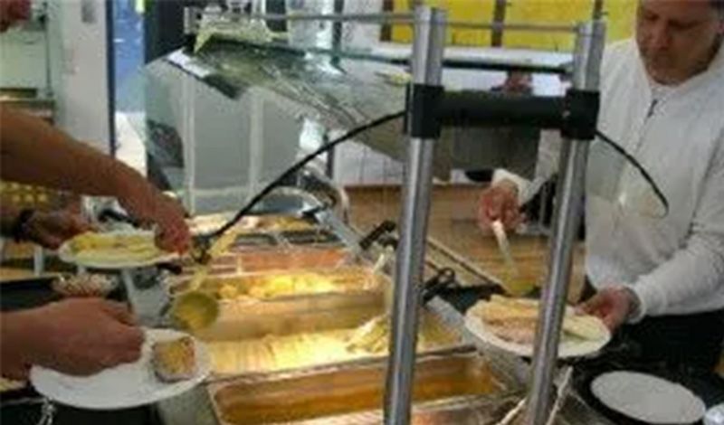 Küche verschiedene Essen Auswahlmöglichkeiten