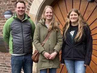 Simon Eggelbusch, Johanna Pelkum und Anna Hanhoff