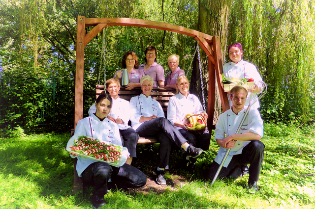 Gruppenfoto Küchenpersonal